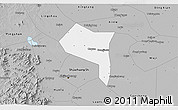 Gray 3D Map of Zhengding