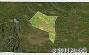 Satellite 3D Map of Zhengding, darken