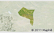 Satellite 3D Map of Zhengding, lighten