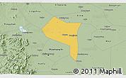 Savanna Style 3D Map of Zhengding