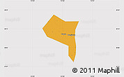 Political Map of Zhengding, cropped outside