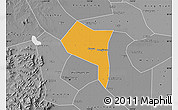 Political Map of Zhengding, desaturated