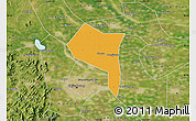 Political Map of Zhengding, satellite outside