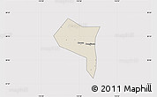 Shaded Relief Map of Zhengding, cropped outside