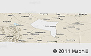 Classic Style Panoramic Map of Zhengding