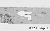 Gray Panoramic Map of Zhengding