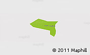 Physical Panoramic Map of Zhengding, cropped outside