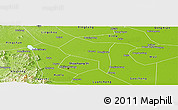 Physical Panoramic Map of Zhengding