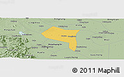 Savanna Style Panoramic Map of Zhengding