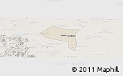 Shaded Relief Panoramic Map of Zhengding, lighten