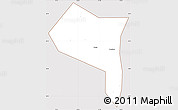 Classic Style Simple Map of Zhengding, cropped outside