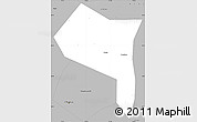 Gray Simple Map of Zhengding