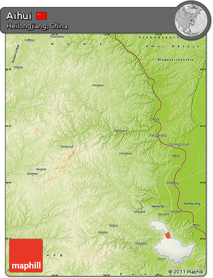 Physical Map of Aihui