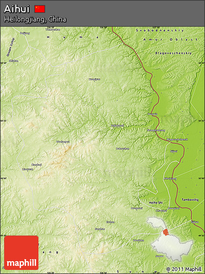 Physical Map of Aihui