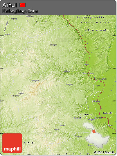 Physical Map of Aihui