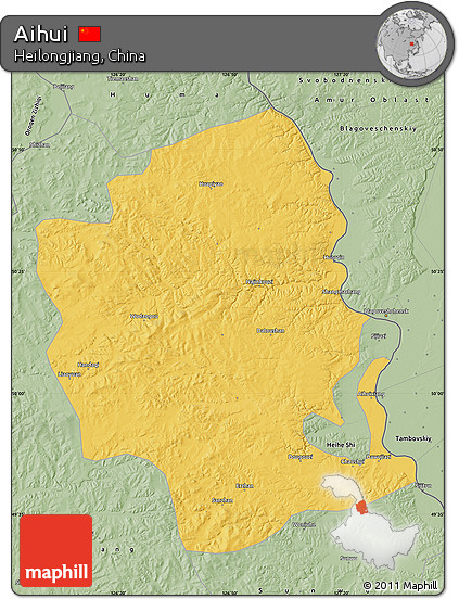 Savanna Style Map of Aihui