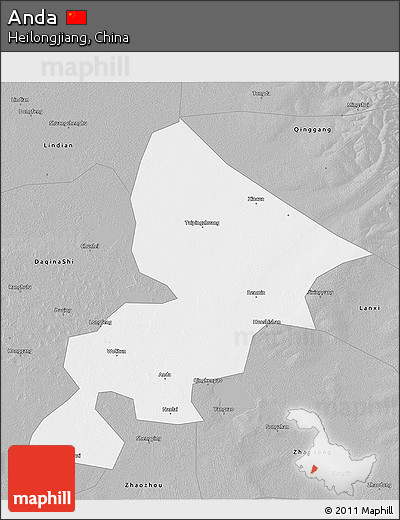 Gray 3D Map of Anda
