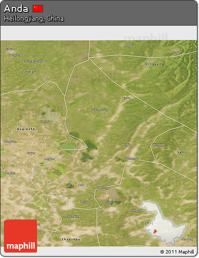 Satellite 3D Map of Anda