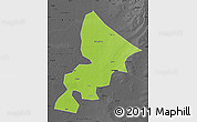 Physical Map of Anda, darken, desaturated