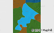Political Map of Anda, darken