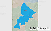 Political Map of Anda, lighten, semi-desaturated