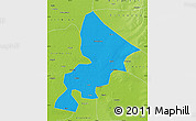 Political Map of Anda, physical outside