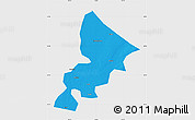 Political Map of Anda, single color outside