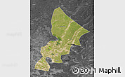 Satellite Map of Anda, darken, desaturated