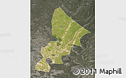 Satellite Map of Anda, darken, semi-desaturated