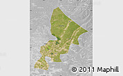Satellite Map of Anda, lighten, desaturated