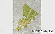 Satellite Map of Anda, lighten, semi-desaturated