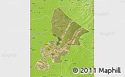 Satellite Map of Anda, physical outside