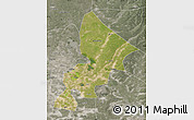 Satellite Map of Anda, semi-desaturated