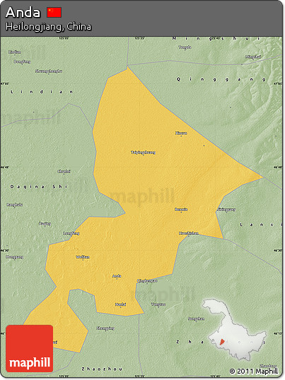 Savanna Style Map of Anda