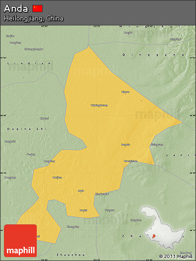 Savanna Style Map of Anda