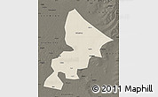 Shaded Relief Map of Anda, darken