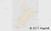 Shaded Relief Map of Anda, lighten, desaturated