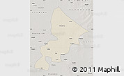 Shaded Relief Map of Anda, semi-desaturated