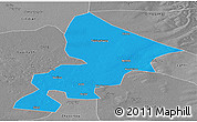 Political Panoramic Map of Anda, desaturated