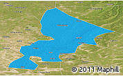 Political Panoramic Map of Anda, satellite outside