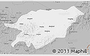 Gray 3D Map of Baoqing