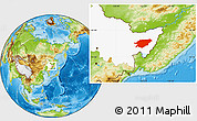 Physical Location Map of Baoqing, highlighted parent region