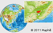 Physical Location Map of Baoqing
