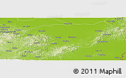 Physical Panoramic Map of Baoqing
