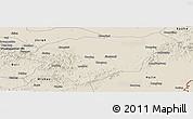 Shaded Relief Panoramic Map of Baoqing