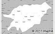 Gray Simple Map of Baoqing