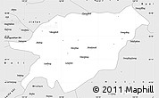 Silver Style Simple Map of Baoqing