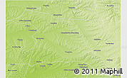 Physical 3D Map of Beian