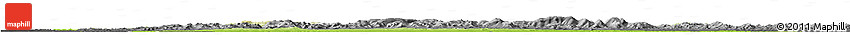 Physical Horizon Map of Bin Xian, darken, desaturated