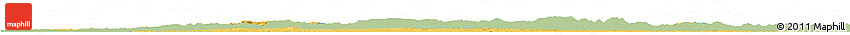Savanna Style Horizon Map of Bin Xian, single color outside